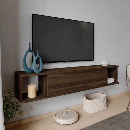 İnarch Dizayn Twist Duvara Monte TV Sehpası - 2 Kapaklı