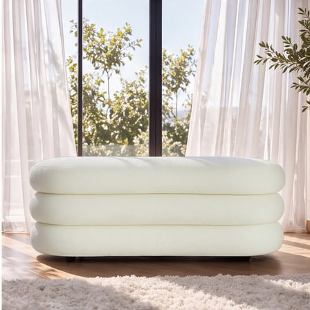 İnarch Dizayn Naturis Sandıklı Bench – Depolama Alanlı Modern Puf