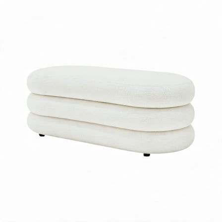 İnarch Dizayn Naturis Sandıklı Bench – Depolama Alanlı Modern Puf