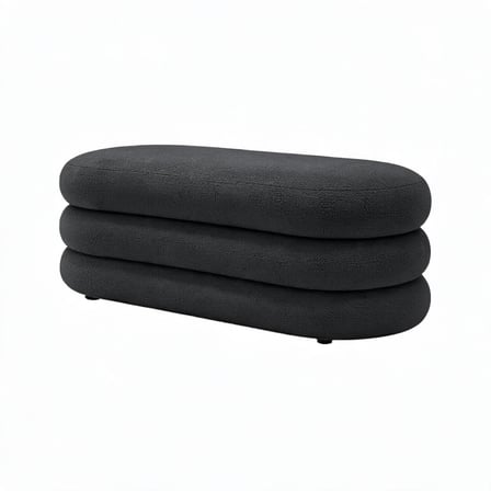 İnarch Dizayn Naturis Sandıklı Bench – Depolama Alanlı Modern Puf
