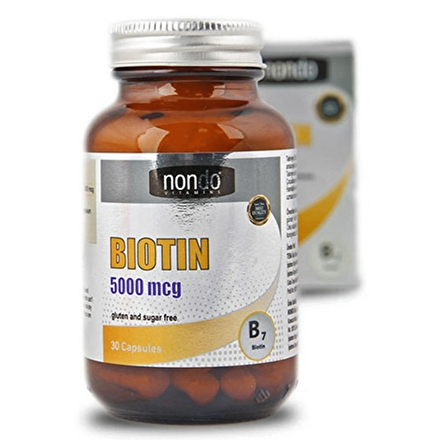 Nondo Biotin 5000 mg 30 Kapsül