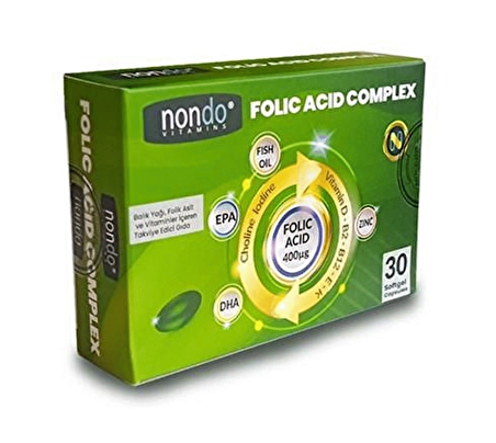 Nondo Folik Asit Complex 30 Kapsül