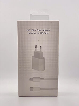 iPhone Tüm Serilerle Uyumlu Hızlı Şarj Aleti Kablo Adaptör Set iPhone 11 / 12 / 13 / Pro / Pro Max