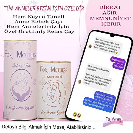 Emziren Anneler İçin Süt Arttırıcı Bitkisel Anne ve Bebek Çayı - Kayısı Taneli - Iki Paket