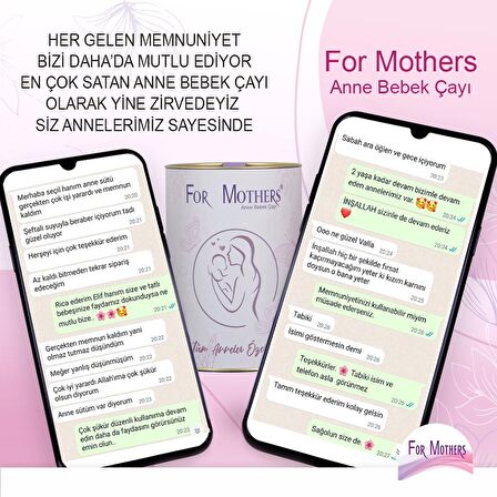 For Mothers Anne ve Bebek Çayı - Sade ve Kayısılı Taneli - İki Paket - 800 Gram