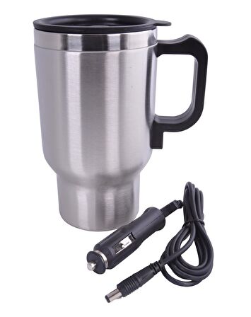 FreeCamp Revox USB ve Çakmak Girişli Mug 12V - Gri