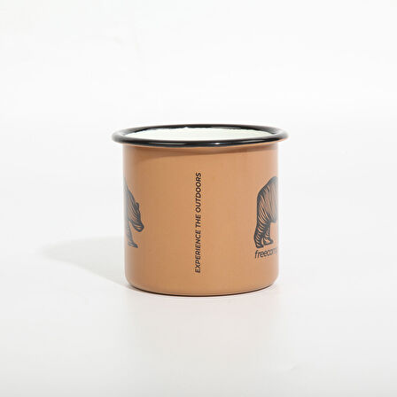 FreeCamp Campers Emaye Mug 350ml-BEJ