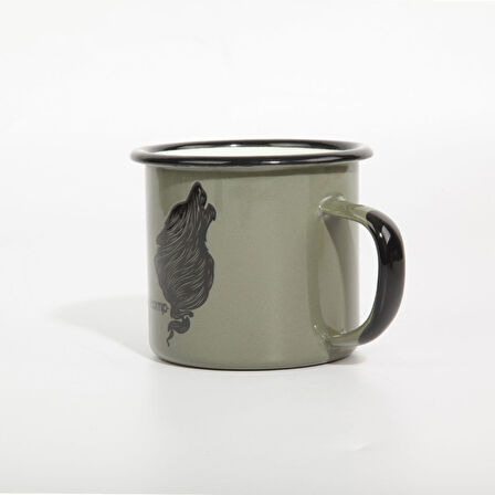 FreeCamp Campers Emaye Mug 350ml Yeşil