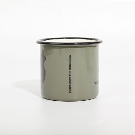 FreeCamp Campers Emaye Mug 350ml Yeşil