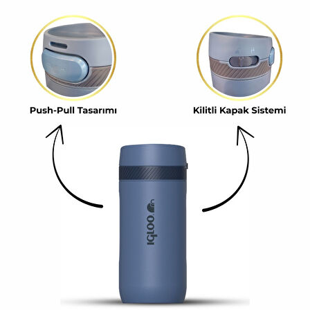 Igloo Squid Termos 410ml-LACİVERT