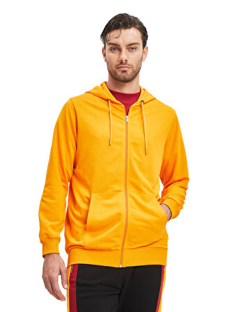 Galatasaray Erkek Basic Fermuarlı Hoodie E241237