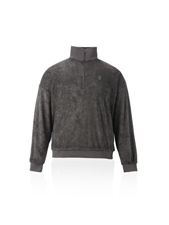 Galatasaray Erkek Fermuarlı Sweatshirt E241146