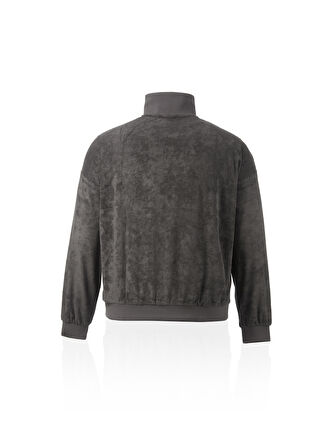 Galatasaray Erkek Fermuarlı Sweatshirt E241146