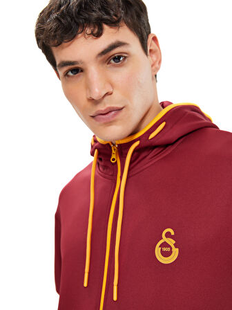 Galatasaray Erkek Fermuarlı Hoodie E251033