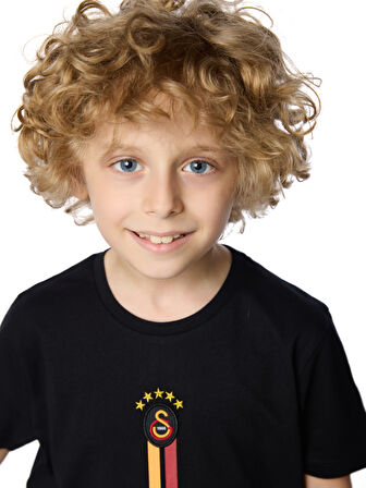 Galatasaray 5 Yıldız Detaylı Çocuk T-shirt C251398