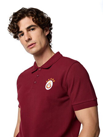 Galatasaray 5 Yıldız Klasik Logo Polo T-shirt E251403