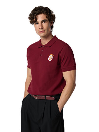 Galatasaray 5 Yıldız Klasik Logo Polo T-shirt E251403