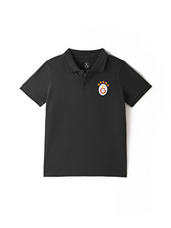 Galatasaray 5 Yıldız Klasik Logo Polo Çocuk T-shirt C251403