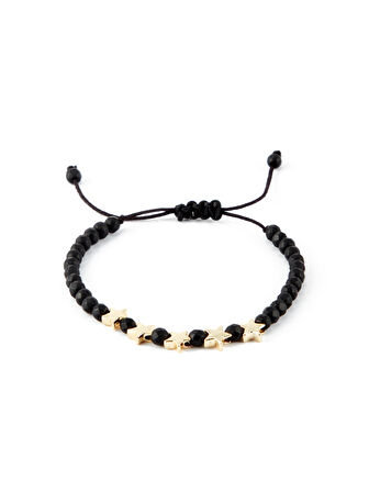 Galatasaray 5 Yıldız Doğaltaş Makrome Bileklik U251429