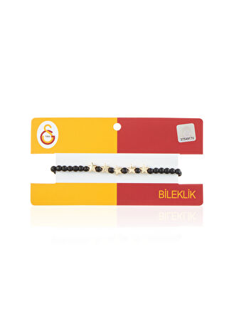 Galatasaray 5 Yıldız Doğaltaş Makrome Bileklik U251429