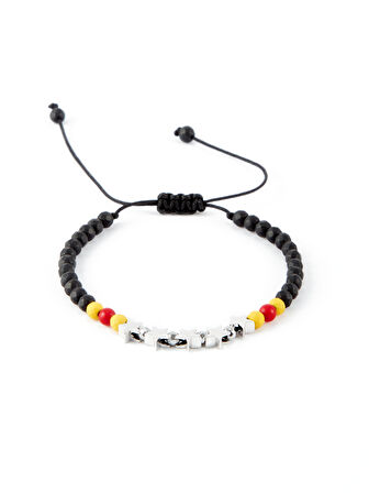 Galatasaray 5 Yıldız Doğaltaş Makrome Bileklik U251430