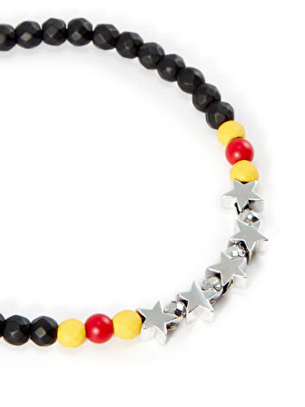 Galatasaray 5 Yıldız Doğaltaş Makrome Bileklik U251430