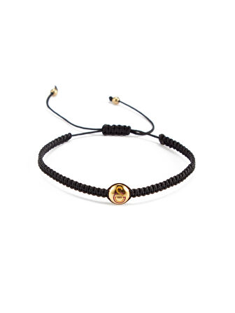 Galatasaray GS Logolu Çelik Makrome Bileklik U251432