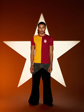Galatasaray Parçalı 5 Yıldızlı T-Shirt E251440