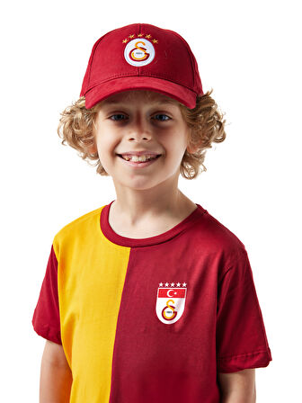 Galatasaray Parçalı 5 Yıldızlı Çocuk T-Shirt C251440