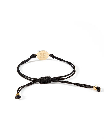 Galatasaray 5 Yıldızlı Bronz Mineli İp Bileklik U251494