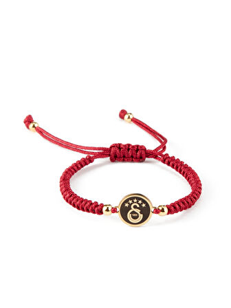 Galatasaray 5 Yıldızlı Bronz Mineli İp Bileklik U251495