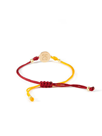 Galatasaray 5 Yıldızlı Bronz Mineli İp Bileklik U251496