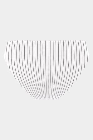 Stripe 3'lü Külot - Beyaz