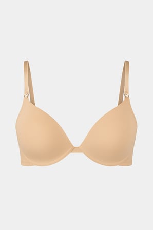 Base Çıkabilen Push Up Destekli Sütyen - Ten