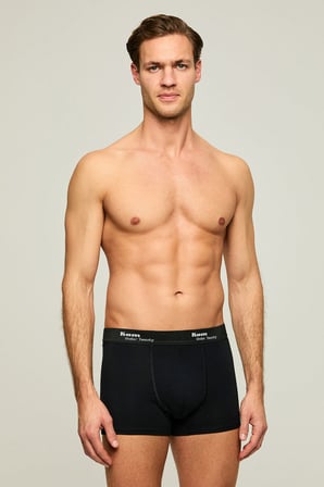 Tight Pamuklu 3 lü Erkek Boxer - Siyah