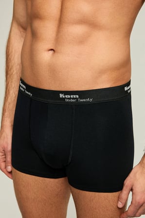 Tight Pamuklu 3 lü Erkek Boxer - Siyah