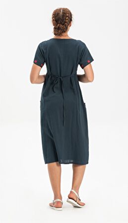 Kısa Kol Şile Bezi Büyük Beden Melek Midi Boy Elbi