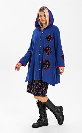 Eylem Pazen Ceket Saks Sks