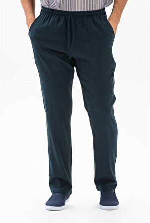 Şile Bezi Cepli Erkek Pantolon Petrol