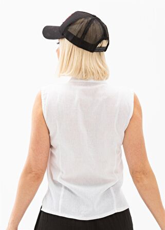 Kolsuz Şile Bezi Arzu Bluz Beyaz Byz