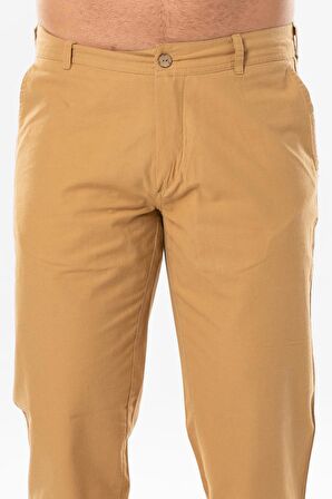 Gabardin Erkek Pantolon Camel Cml