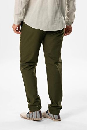 Gabardin Erkek Pantolon Haki Hk