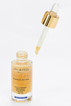 Invierno Barcelona LLC. Yaşlanma Ve Hücre Yenilemeye Yardımcı A %1 Saf Retinol Cilt Bakım Serumu 30ml