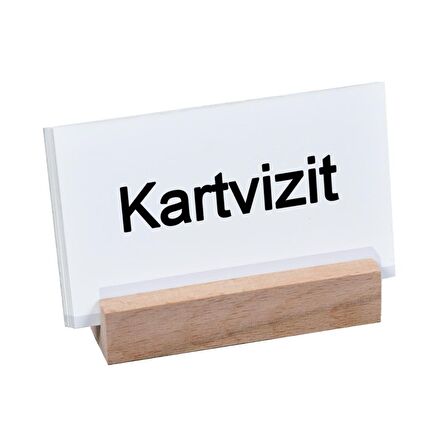 Ahşap Ağaç Kartvizitlik