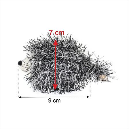 Zilli Kedi oyuncağı El Örgüsü Kirpi Oyuncak