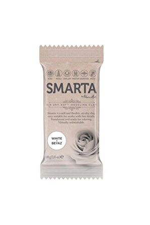 SMARTA MODELLEME KİL HAMURU 100 GR NO:06 BEYAZ (WHITE)