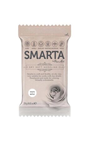 SMARTA MODELLEME KİL HAMURU 250 GR NO:16 BEYAZ (WHITE)