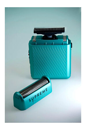 Supreme Trimmer Açık Mavi Solo Folyo Shaver Tıraş Makinesi | Sessiz BLDC Motor Hızlı Şarj