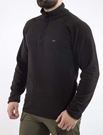 Tactical Outdoor Erkek Petek Polar Sweatshirt Tüylenmez POLSW03
