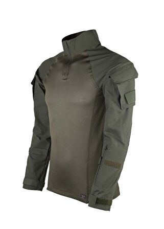 Taktik Kombat Terletmez Fit Kamuflaj Erkek Sweatshirt COMPAT01